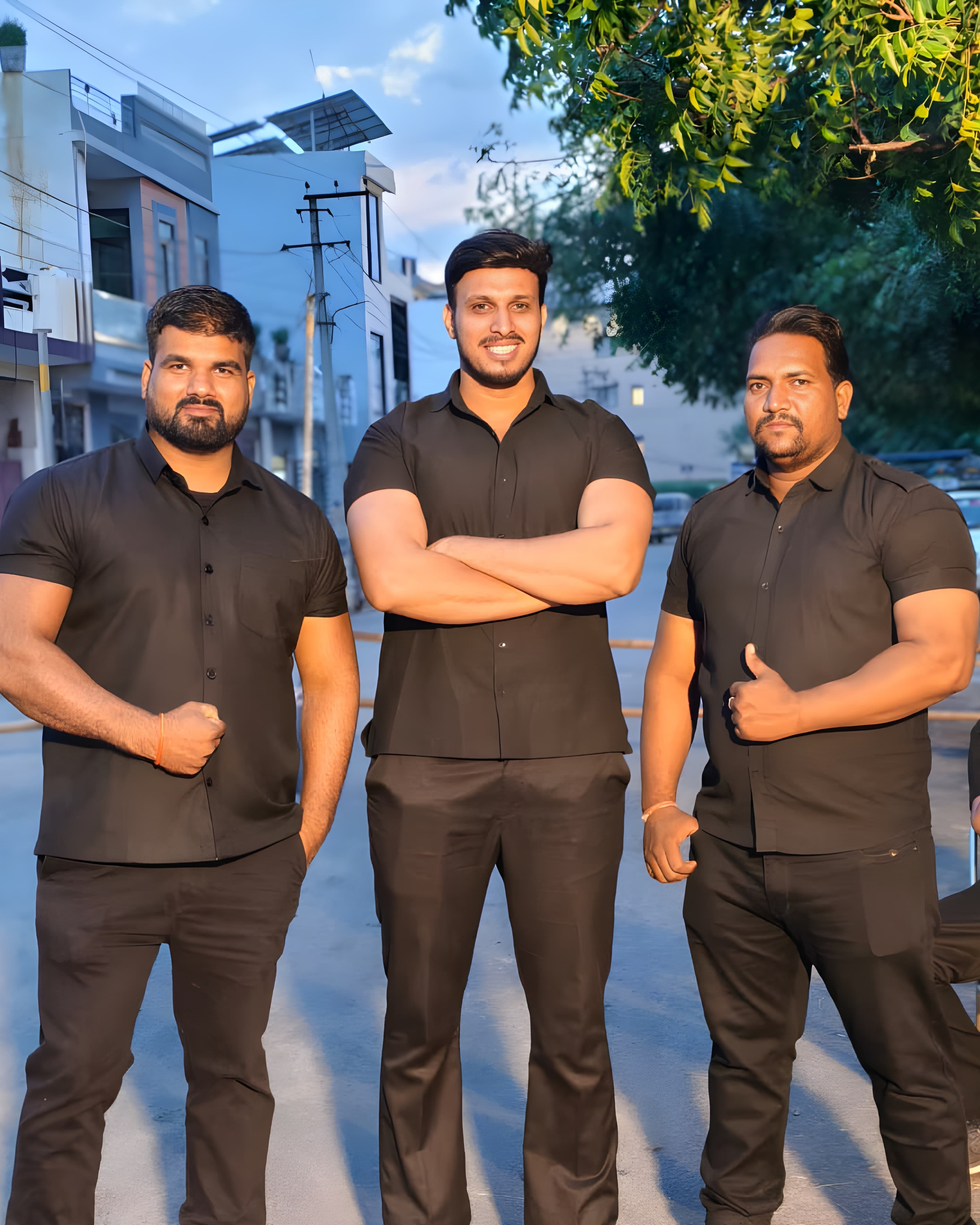 Professional bouncers providing event and crowd security services