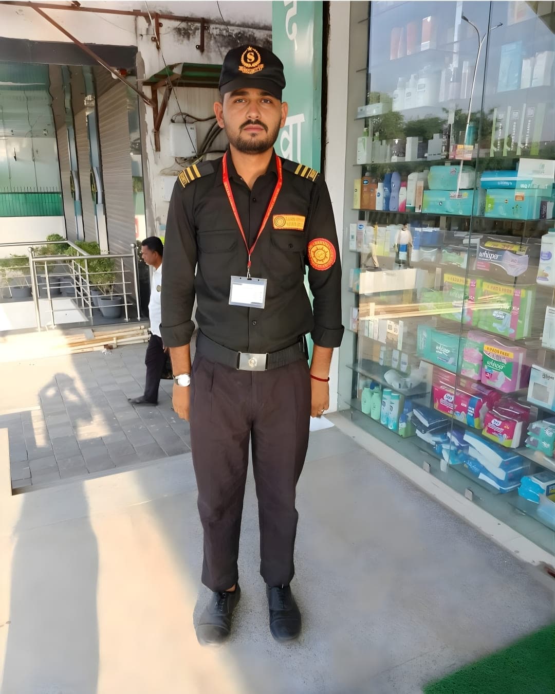 Security guards on duty in Jaipur by Rakshak Command
