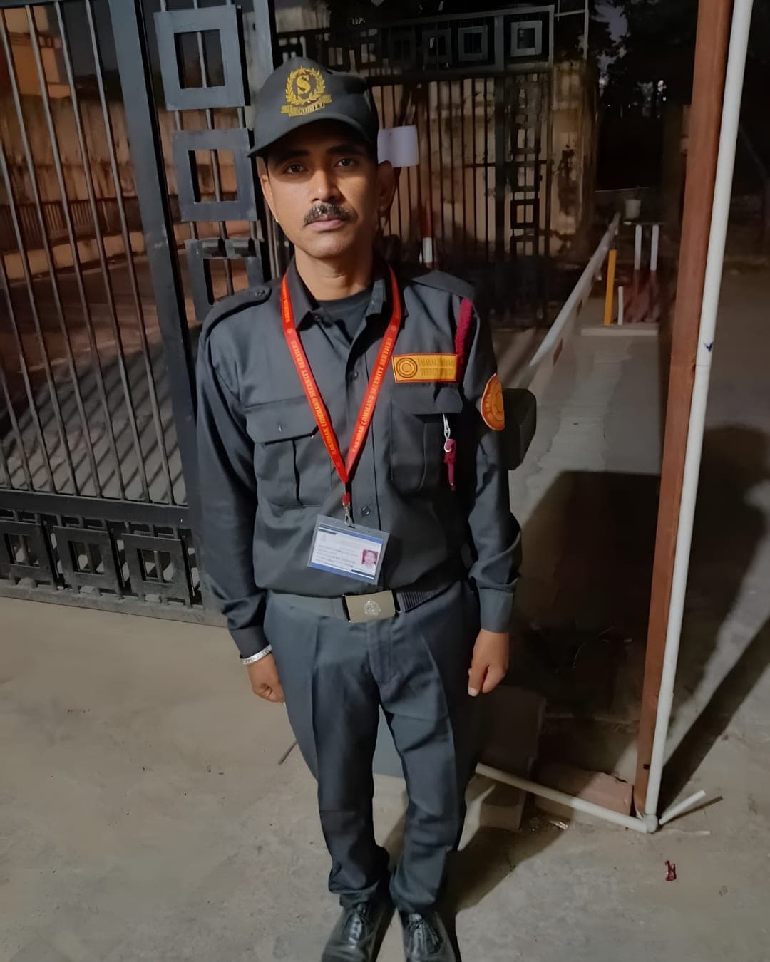 Rakshak Command professional security guard on duty