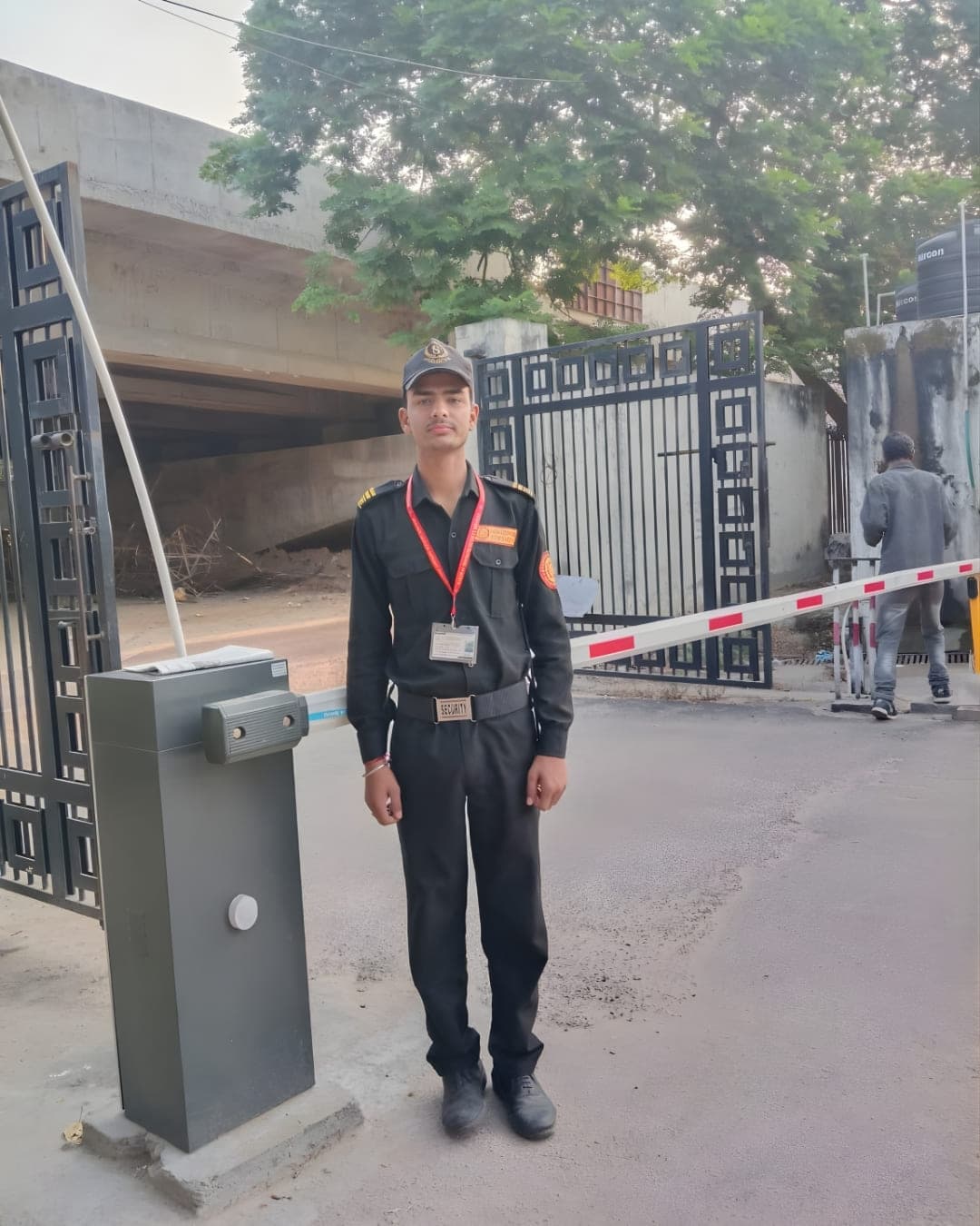 Rakshak Command professional security guard on duty