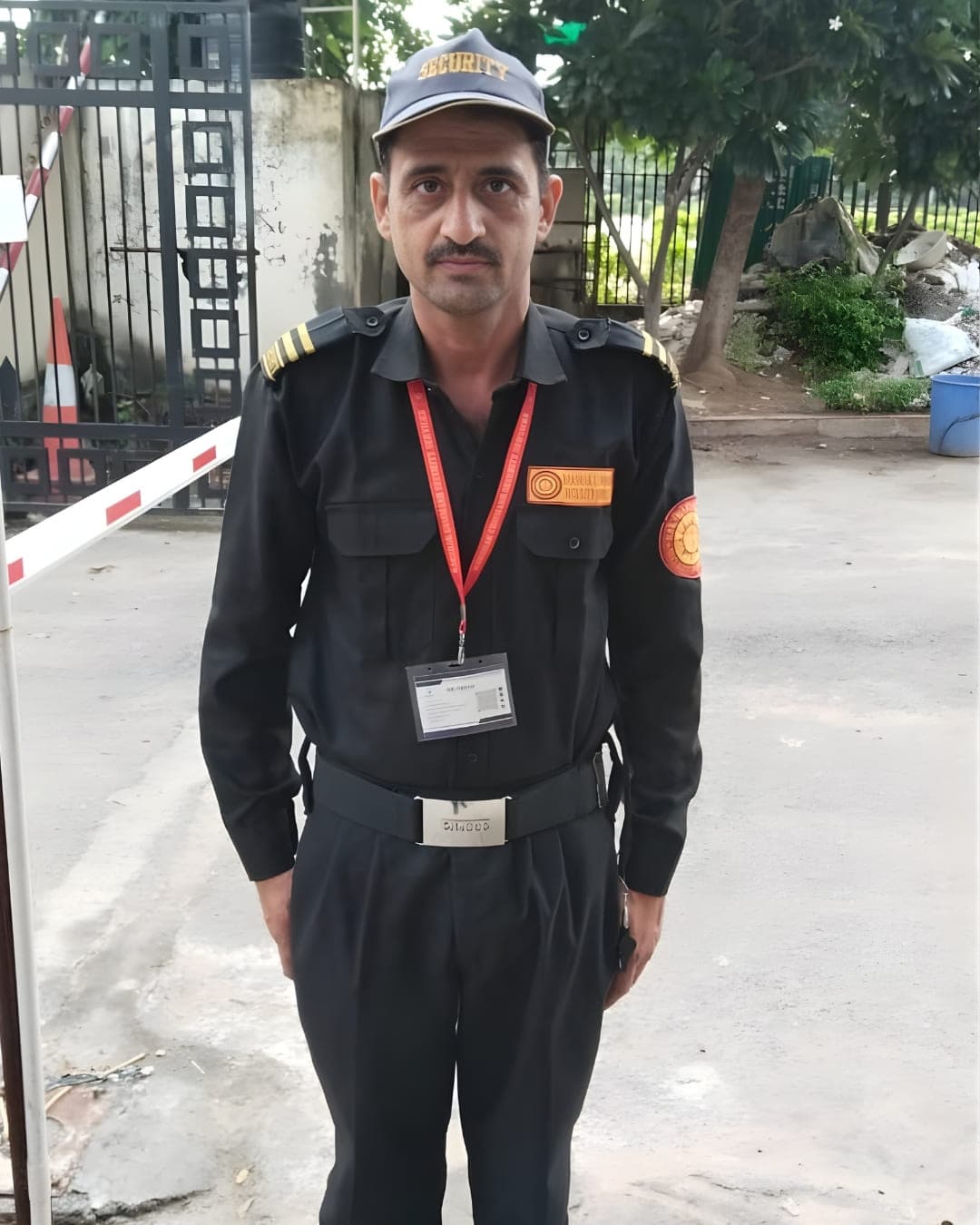 Rakshak Command professional security guard on duty